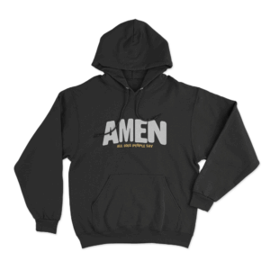 Amen Hoodie Black