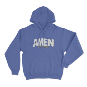 Amen Hoodie Blue
