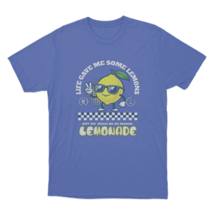 Jesus Lemonade T Shirt Blue