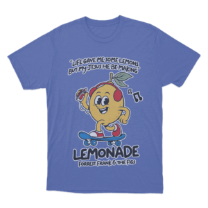 Lemon Skate T Shirt Blue