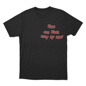 What Can Wash Away My Sin T Shirt Black